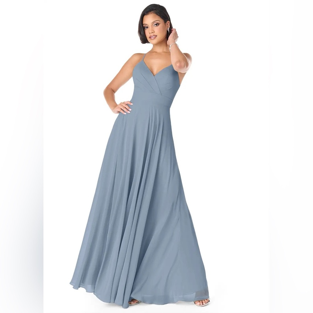 AZAZIE Avelina bridesmaid dress - Dusty Blue